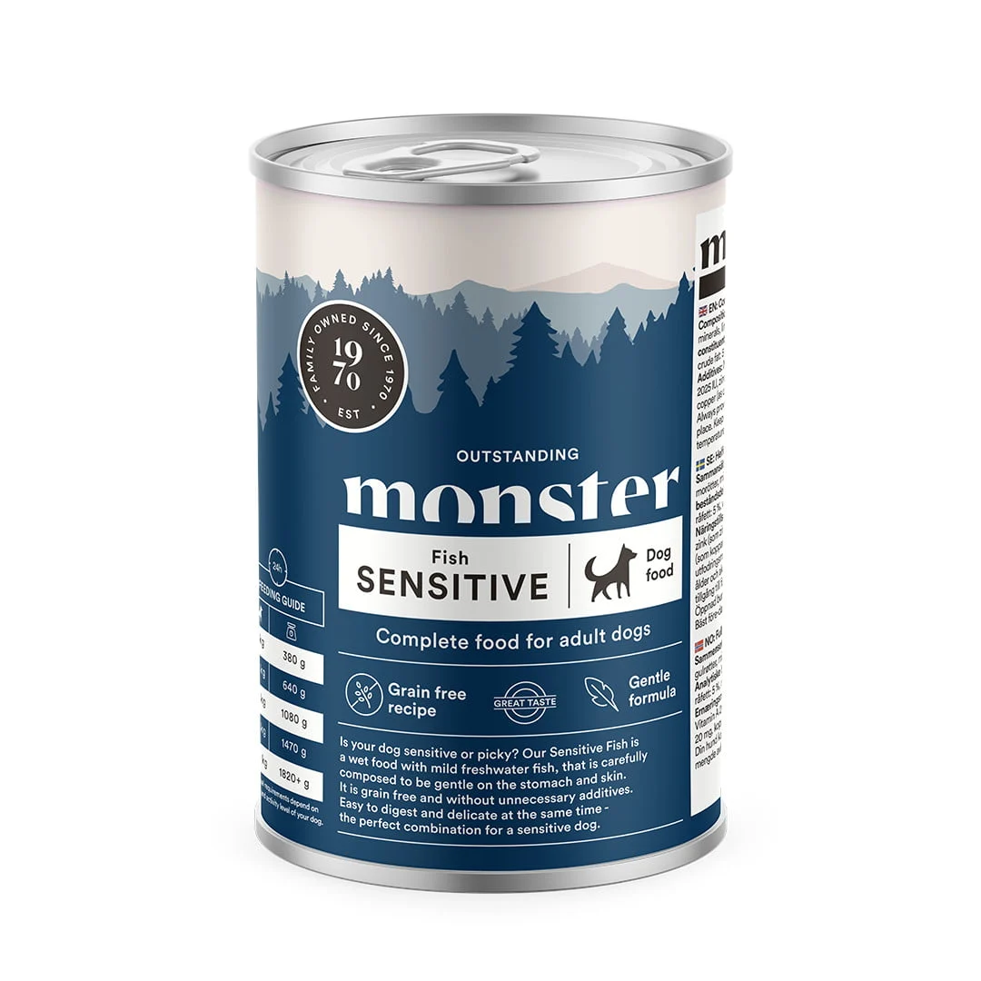 Monster Pet Food – Sensitive Fish