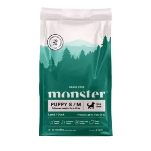Monster Puppy Grain Free Small&Medium Breed Lamb & Duck | Arken Zoo