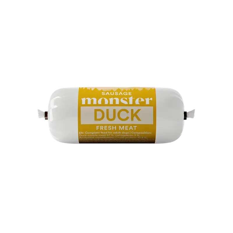 Monster Sausage Duck 80g Populärt val