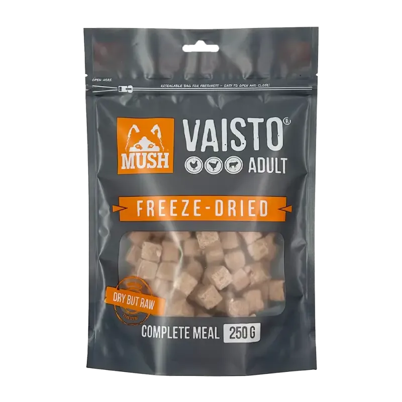 Mush Vaisto Grå Frystorkat