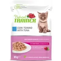 Natural Trainer Kitten & Young – Ekonomipack 24 x 85 g med tonfisk prisnedsättning