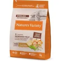 Nature‘s Variety No Grain Sterilized Adult Free Range Chicken – 3 kg Erbjudandepris