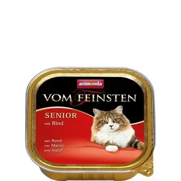 Nedsatt pris Animonda Vom Feinsten Senior Nötkött 100 g våtfoder för katter