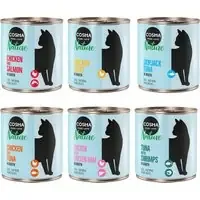 Nedsatt pris Ekonomipack Cosma Nature 12 x 280 g – Blandpack 6 sorter