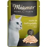 Nedsatt pris Ekonomipack Miamor Fine Filets Pouch 24 x 100 g – Kyckling i fjäderfägelé