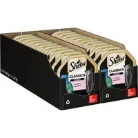 Nedsatt pris Ekonomipack Sheba portionsform 44 x 85 g – Classics Paté med lax