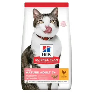 Nedsatt pris Mature Adult 7+ Light torrfoder med kyckling för katt – 1,5 kg