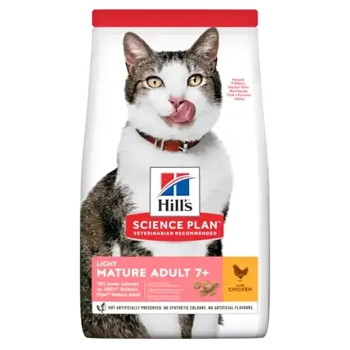 Nedsatt pris Mature Adult 7+ Light torrfoder med kyckling för katt – 1,5 kg