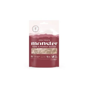 Nedsatt pris Monster Dog Treats Baked Pork & Peanut Butter 100 g