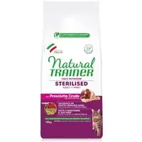 Nedsatt pris Natural Trainer Sterilised med råskinka – 10 kg