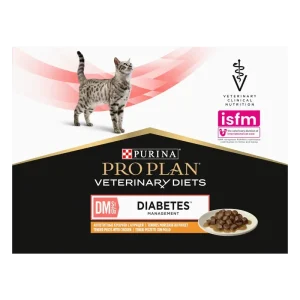 Nedsatt pris Purina Pro Plan Cat Veterinary Diets DM Diabetes Management Kattfoder 10 x 85 g
