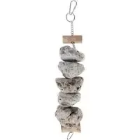 Nedsatt pris TIAKI fågelleksak stenblock – ca Ø 6 x L 30 cm