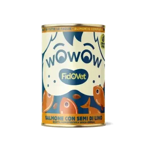 Nedsatt pris Wowow Salmon with Flax Seeds – Adult – 400 g