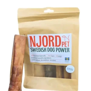 Njord Nötrulle Large – svenskt hundtugg