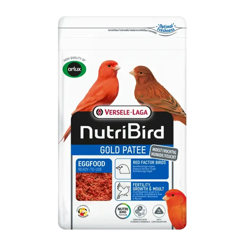 Nutribird Äggfoder Kanarie Patee Red