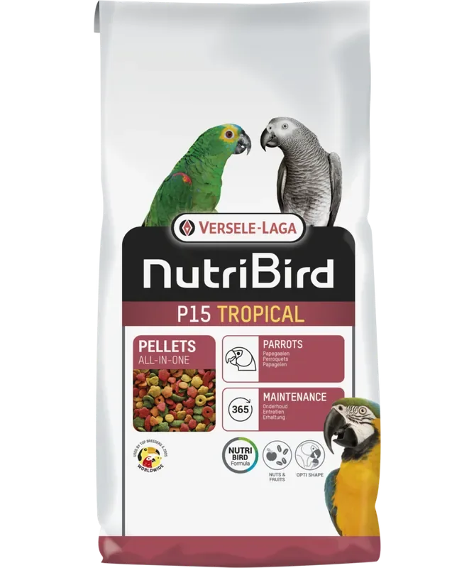 NutriBird P15 Tropical (Papegoja) 10 kg Sänkt pris