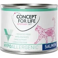Nyhet Concept for Life Veterinary Diet Hypoallergenic Salmon – 12 x 185 g