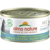 Nyhet Ekonomipack Almo Nature HFC Complete 24 x 70 g – Makrill & sötpotatis