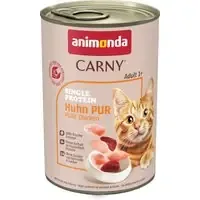 Nyhet Ekonomipack animonda Carny Single Protein Adult 24 x 400 g – Ren kyckling