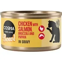 Nyhet Ekonomipack Cosma Bowl 12 x 80 g – Kycklingbröst & lax