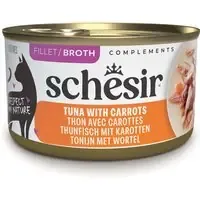 Nyhet Ekonomipack Schesir Complements i buljong 24 x 70 g – Tonfisk med morötter