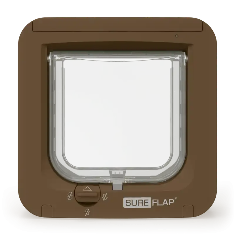 Nyhet Microchip Cat Flap Brun