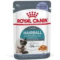Nyhet Royal Canin FCN Hairball Care i gelé – Ekonomipack 48 x 85 g
