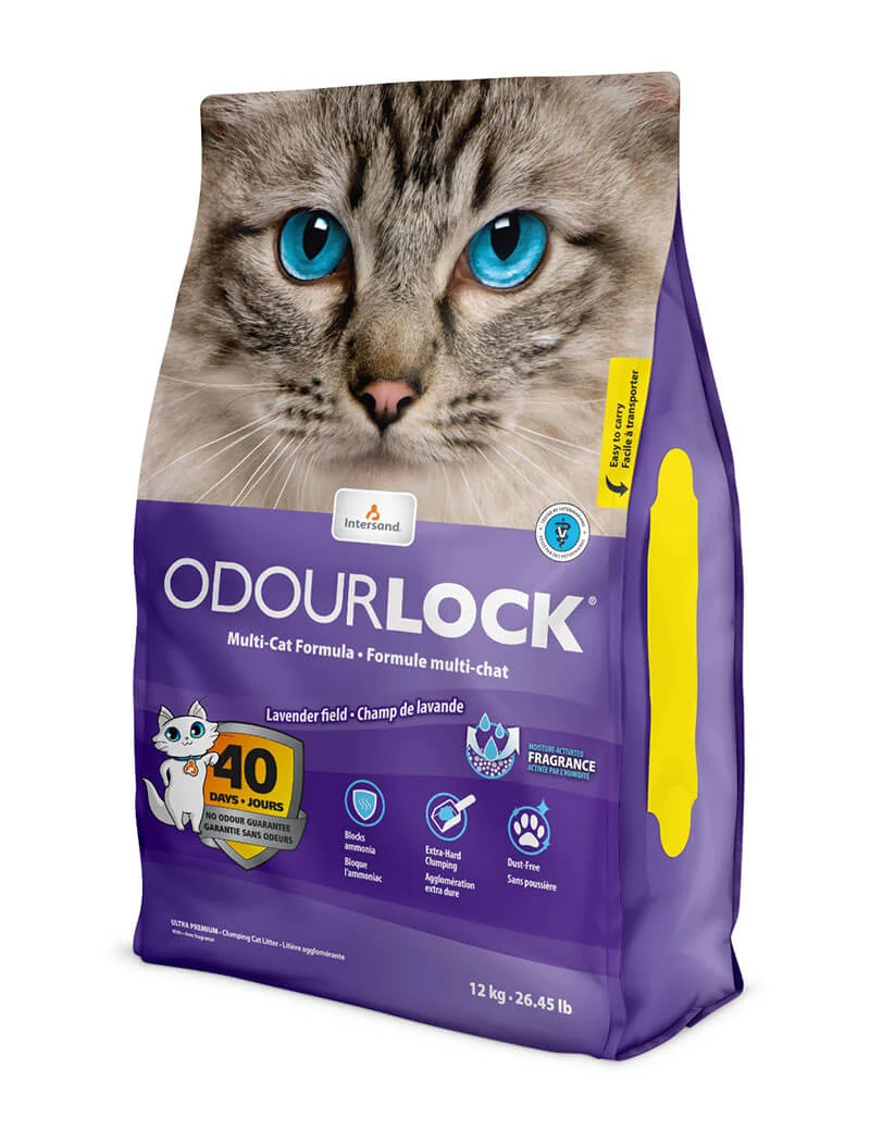 Odour Lock Kattsand Lavender Field 6kg