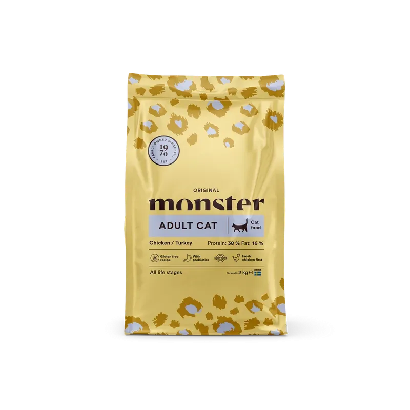 Original Chicken & Turkey Adult All Breed Kattfoder – 2 kg Billigare