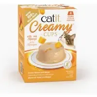 Outlet Catit Creamy Cups 4 x 25 g – Kyckling med mango