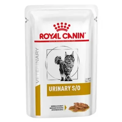Outlet Royal Canin Veterinary Diets Urinary S/O Morsels in Gravy Pouch våtfoder för katt 85 g