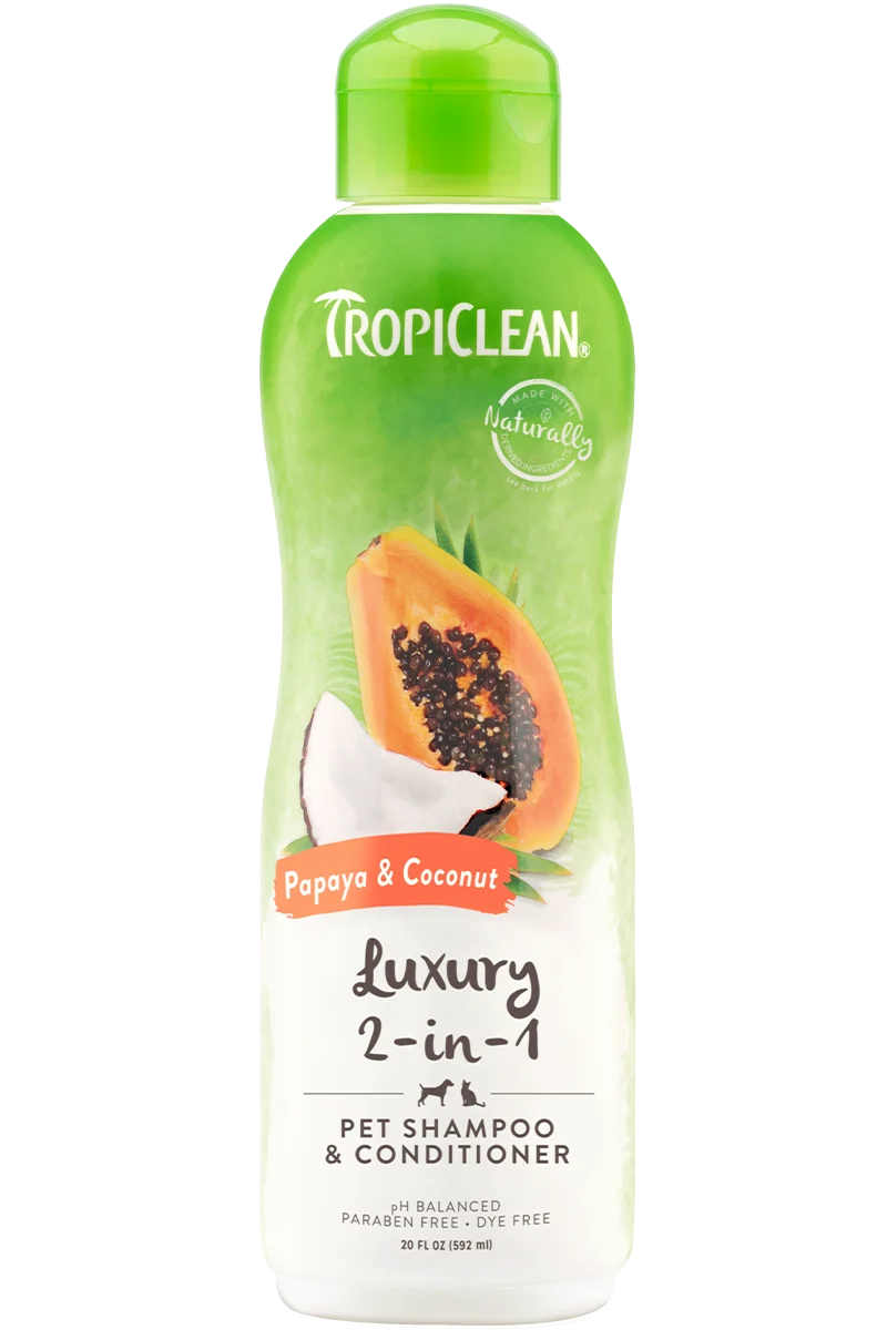 Papaya & Coconut Luxury 2-in-1 Shampoo and Conditioner for Pets