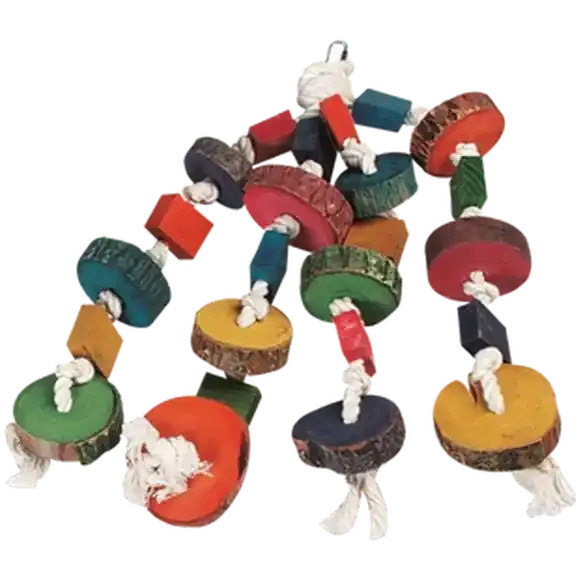 Parrot Hanger With Beads 4 Ropes Multicolored 1 st Fynd