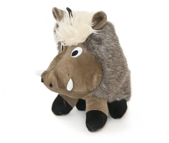 Party Pets Vildsvin – Plyschleksak med pipljud, 35 cm