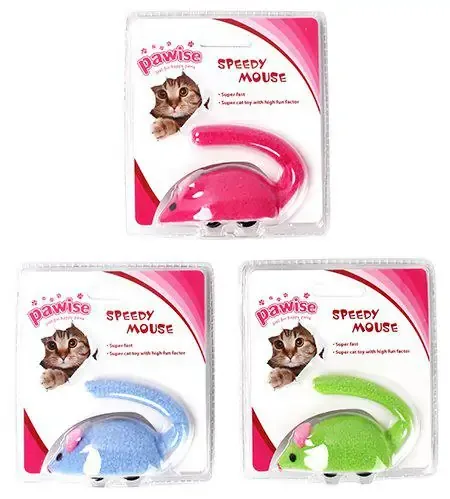 Pawise Speedy Mus Kattleksak Rullande Aktivering 9 cm