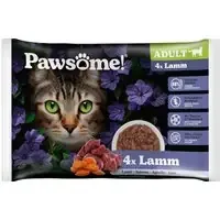 Pawsome Adult Cat 4 x 85 g – Lamm Sänkt pris