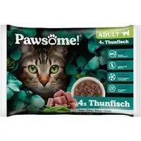 Pawsome Adult Cat 4 x 85 g – Tonfisk Beställ nu