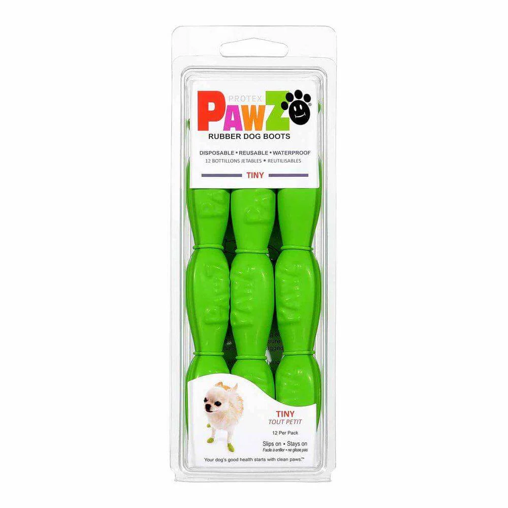 PawZ Dog Boots Tiny Grön