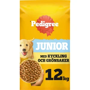 Pedigree Junior med fjäderfä och grönsaker hundfoder