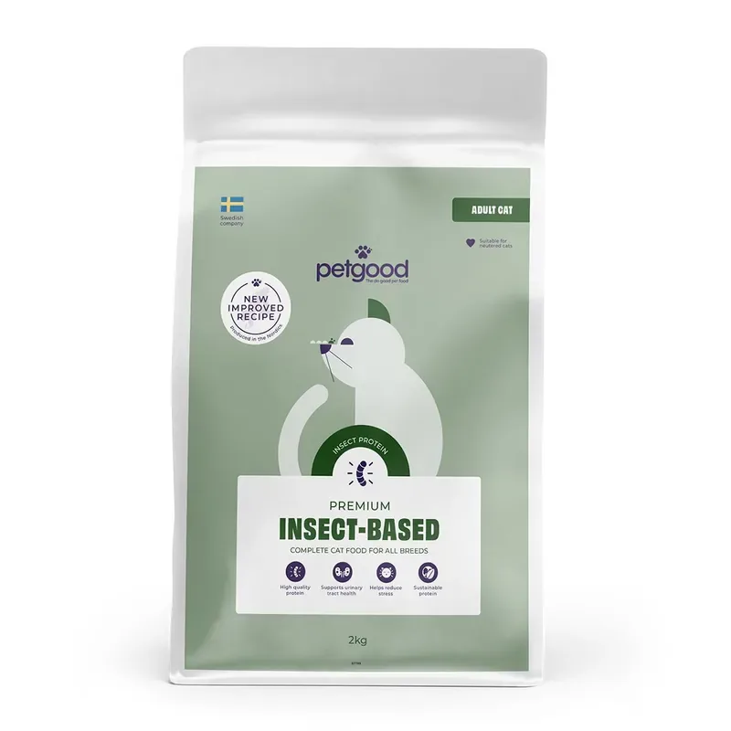 Petgood Adult Cat Kattmat med Insektsprotein Beställ idag
