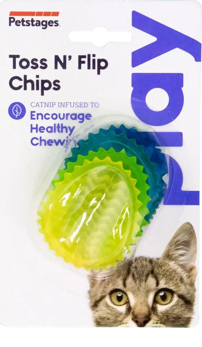 Petstages Kattleksak Toss N’ Flip Chips16cm