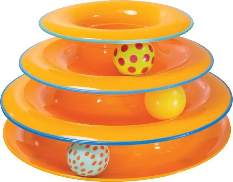 Petstages Kattleksak Tower Of Tracks25cm