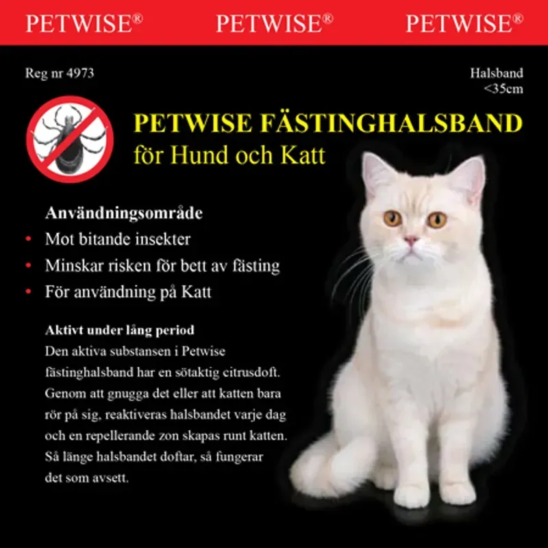 Petwise Fästinghalsband För Katt <35cm Rea