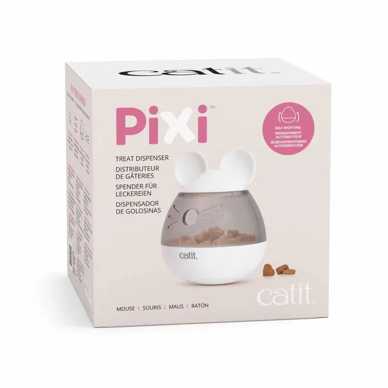 Pixi Treat Dispenser Aktiveringsleksak för Katt – Röd Bästa pris