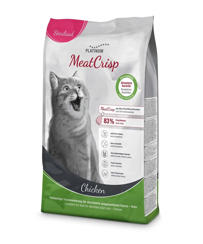 Platinum Cat MeatCrisp Sterilised Chicken 3kg