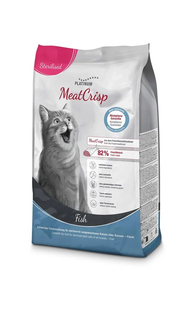 Platinum Cat MeatCrisp Sterilised Fish 1,5kg