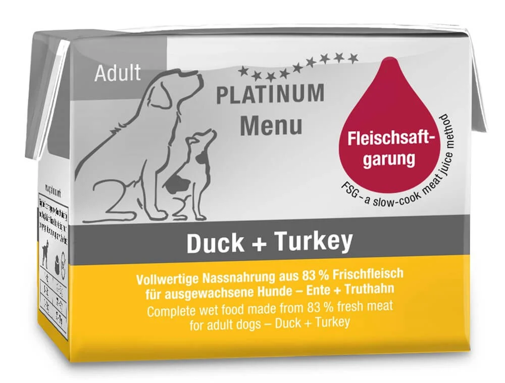 Platinum Menu Duck + Turkey 90g