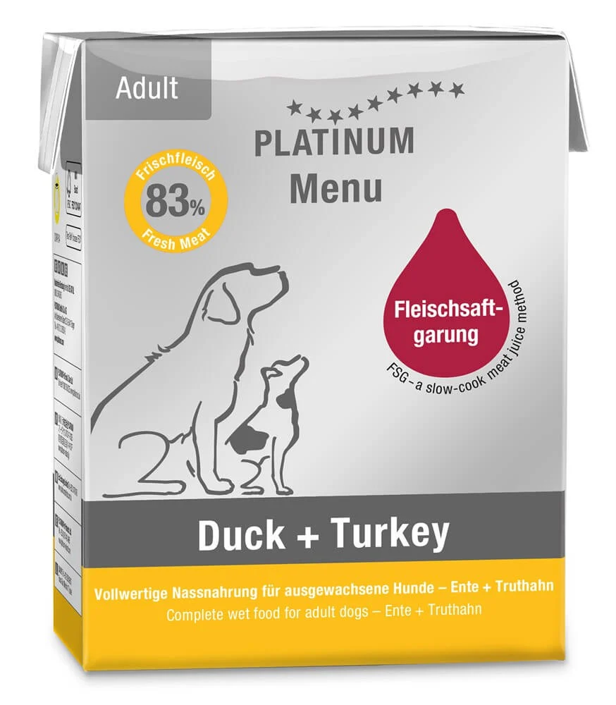 Platinum MENU Duck+Turkey 375g
