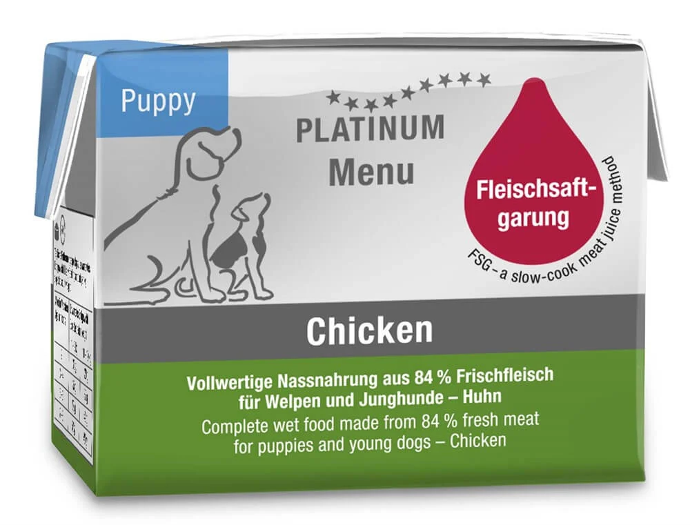 Platinum Menu Puppy Chicken 90g