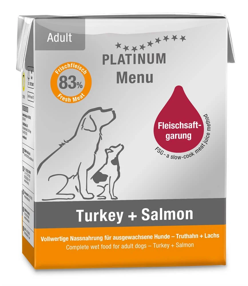 Platinum MENU Turkey+Salmon 375g
